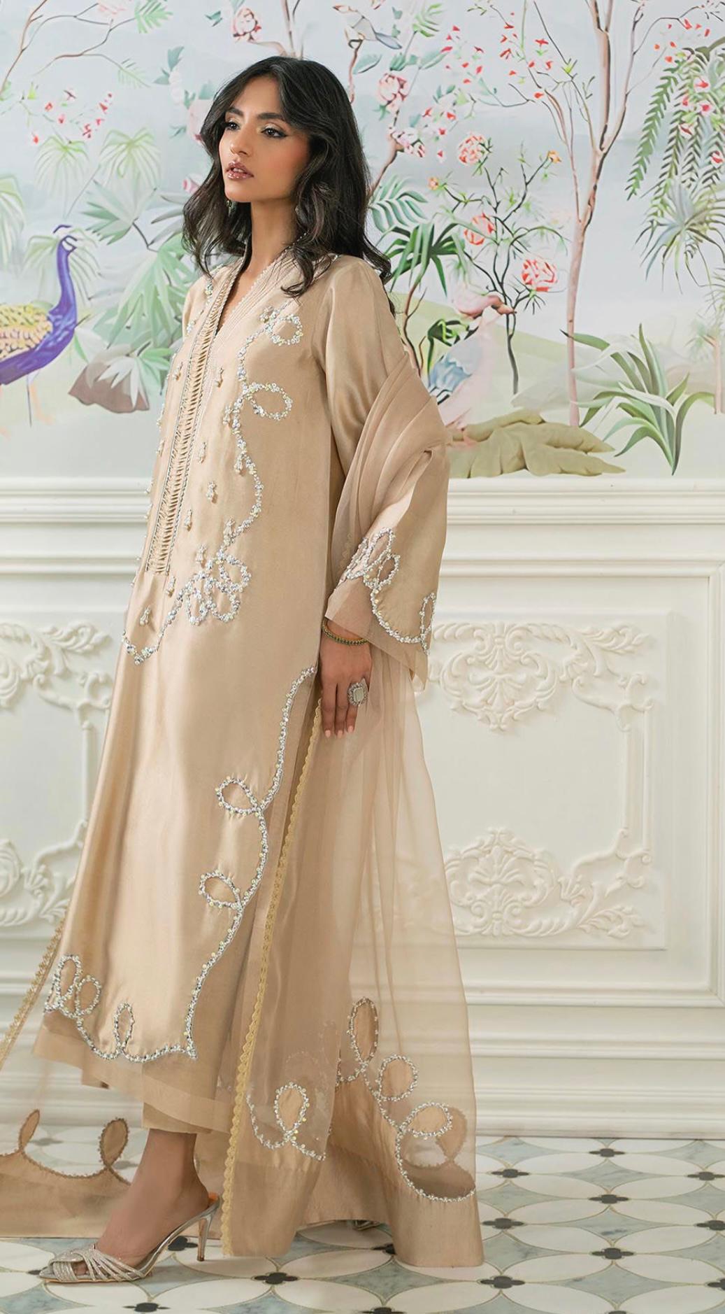 Sohani Beige Eid Series’25 by Alizay Saad