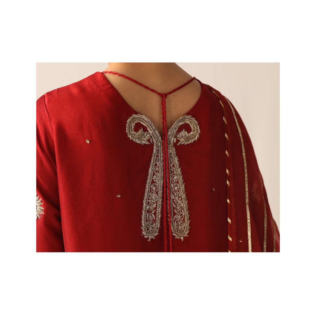 Deep Red Muskan-Festive