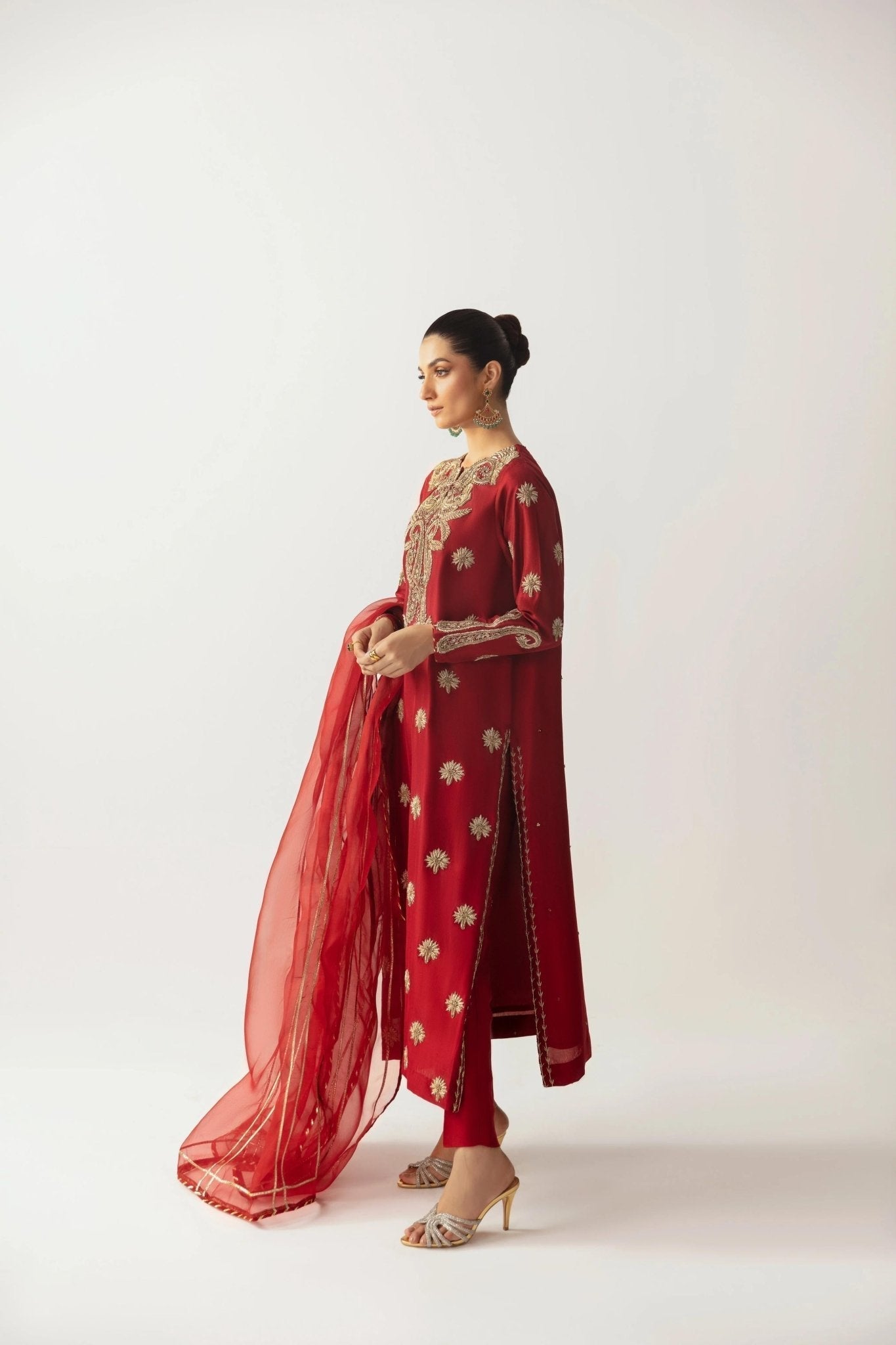 Deep Red Muskan-Festive