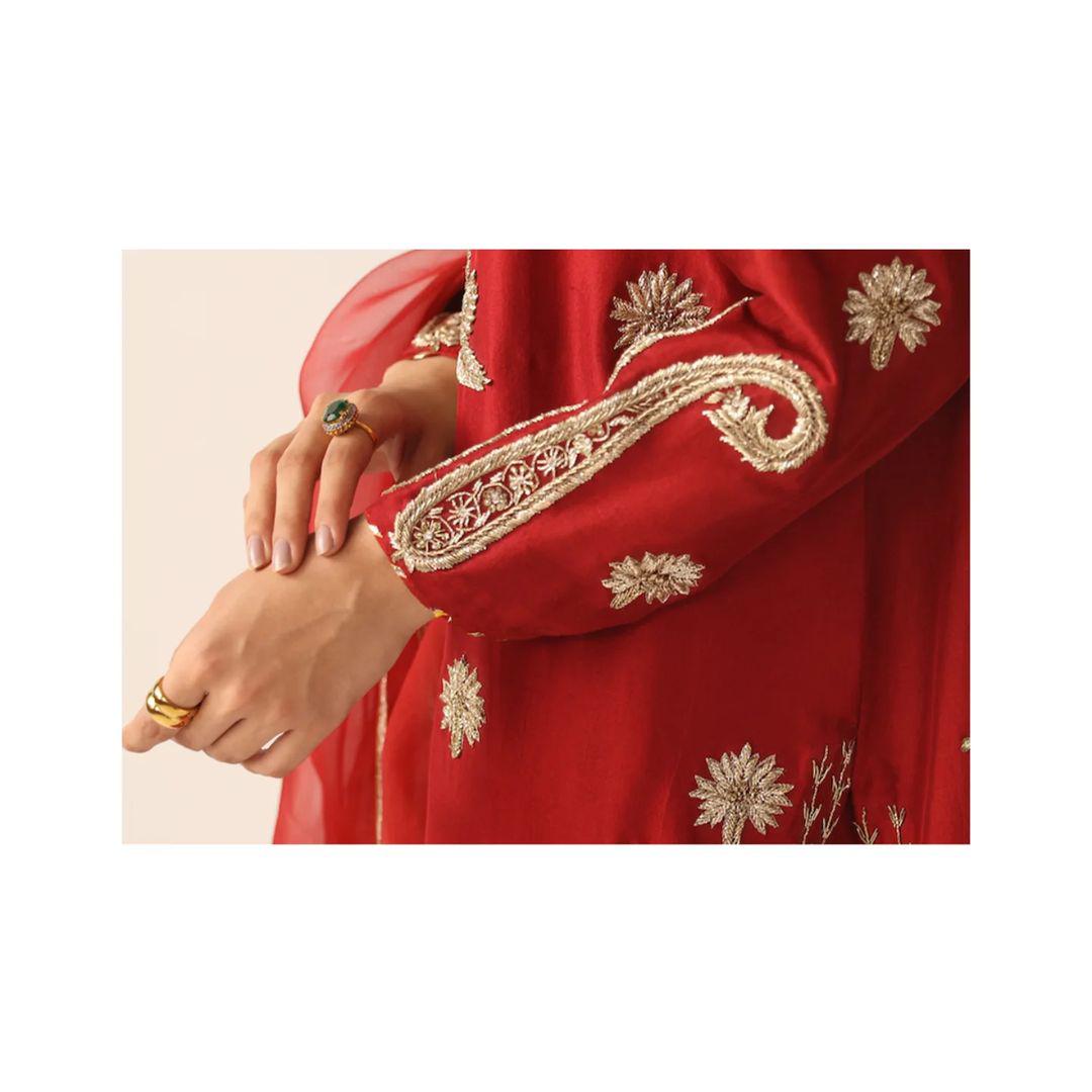Deep Red Muskan-Festive