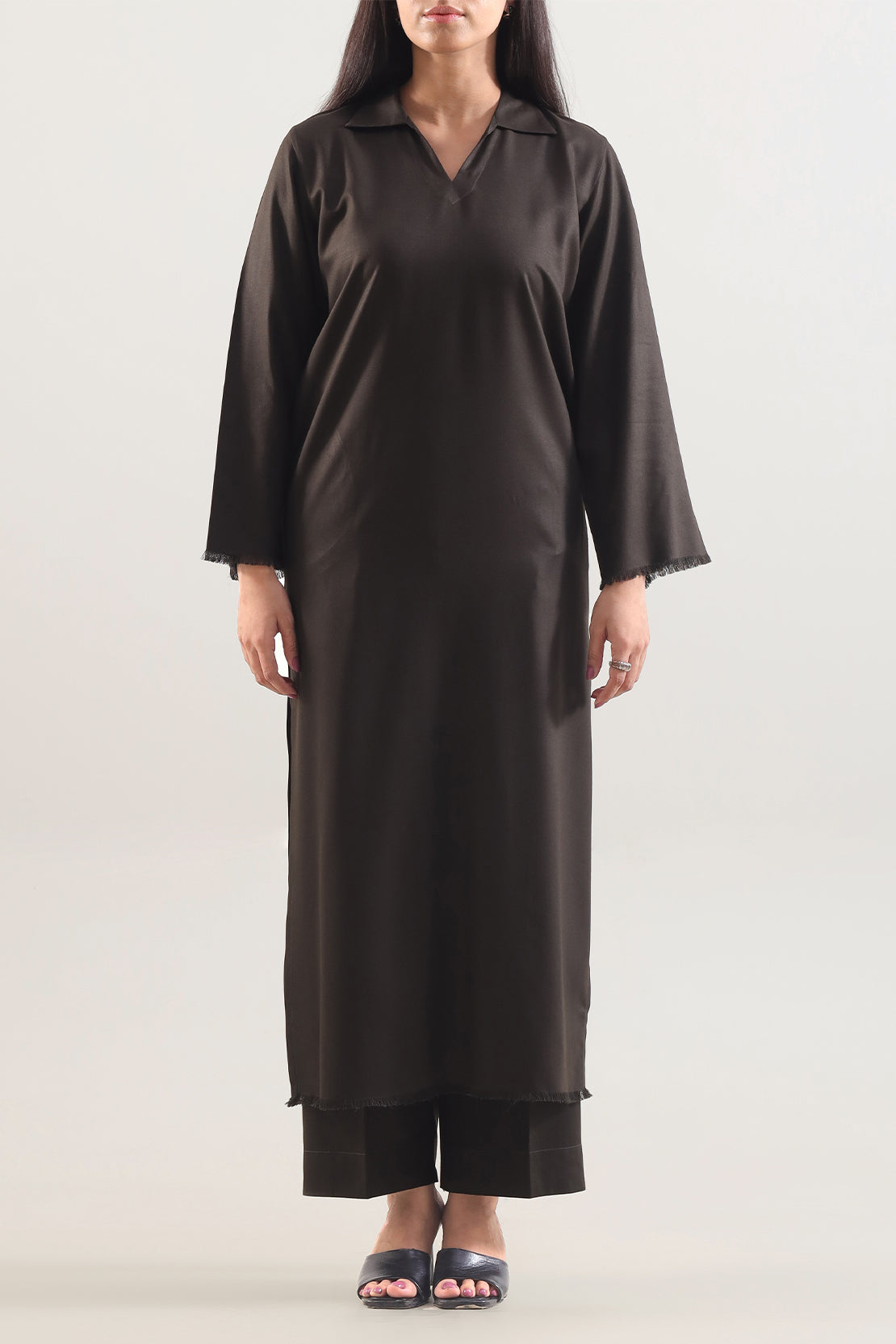 Solid Easy Care Weave Stitched 2 Piece (Shirt/Trouser)129131