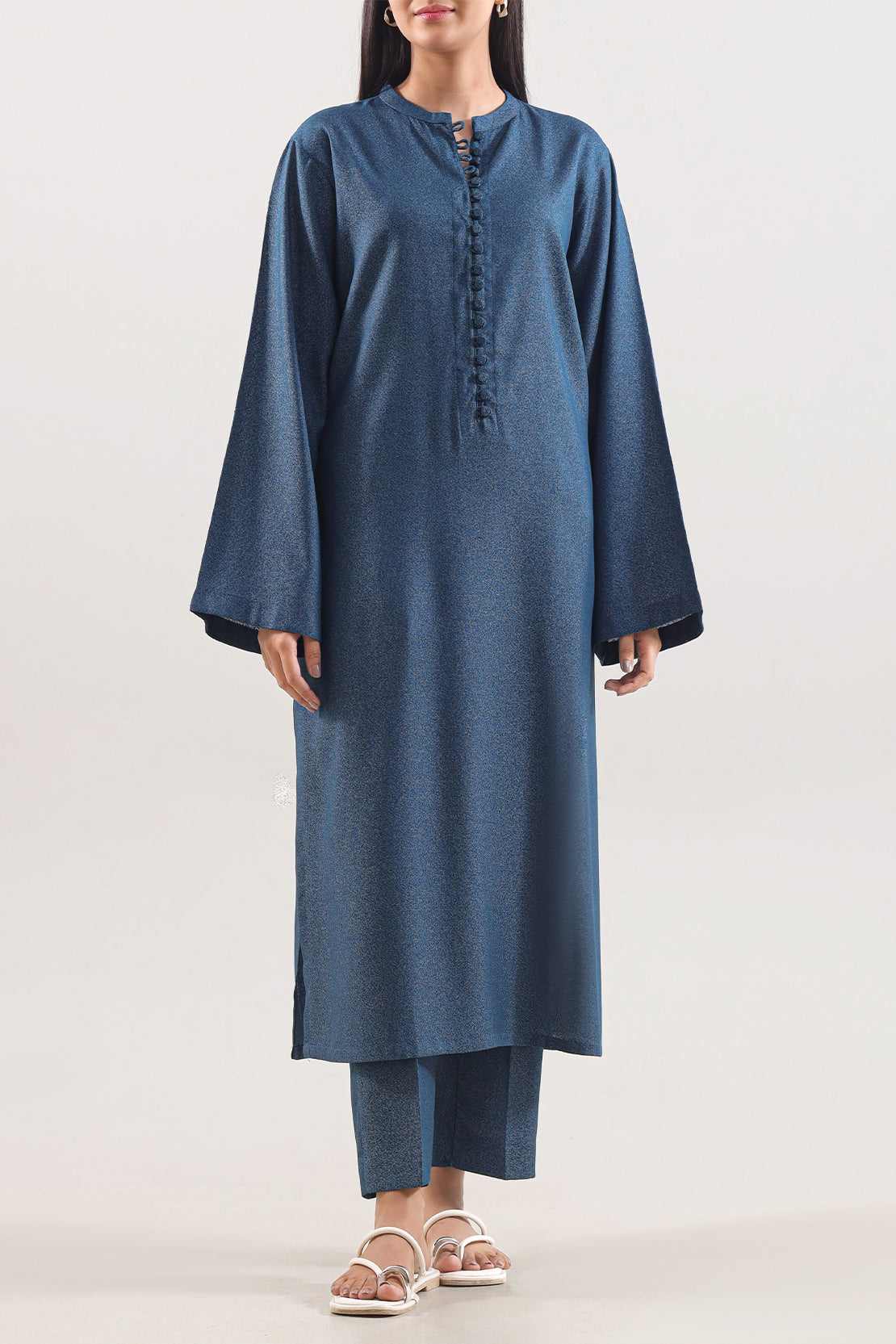 Solid Karandi Stitched 2 Piece (Shirt/Trouser)131898