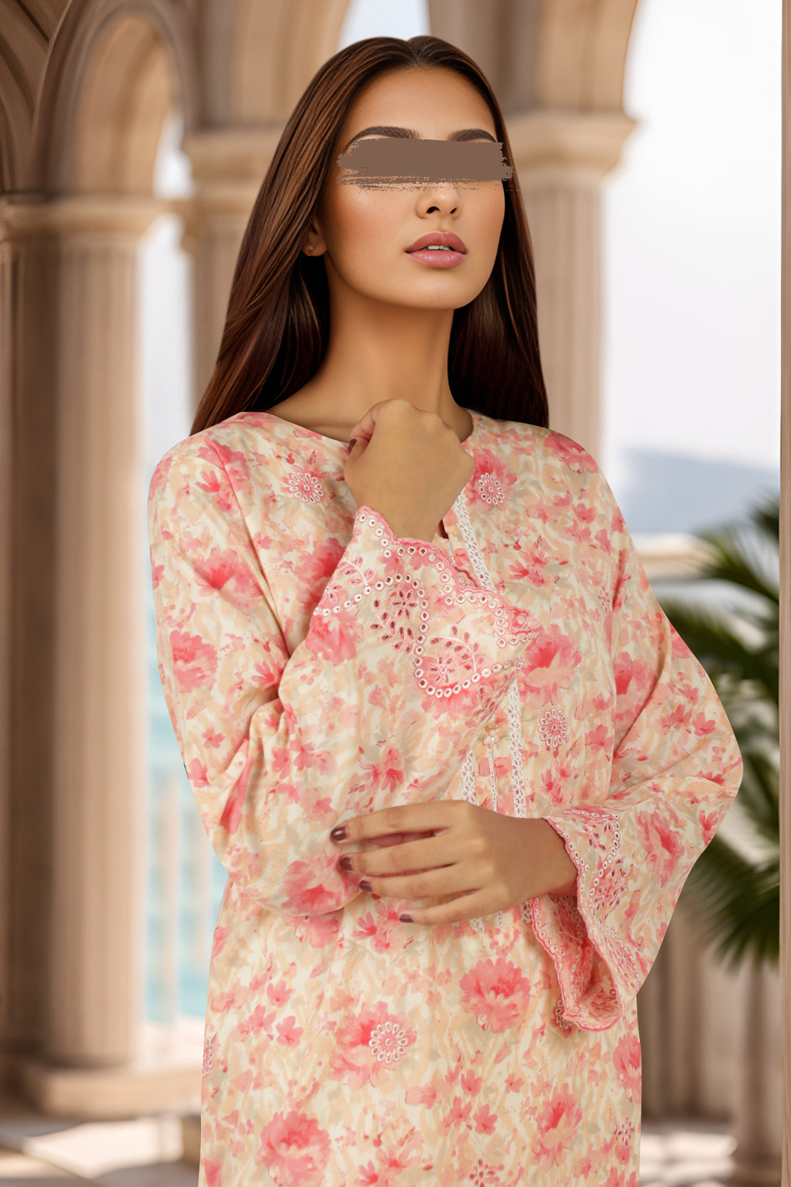 Printed Embroidered Lawn Stitched 2 Piece (Shirt/Trouser)57247