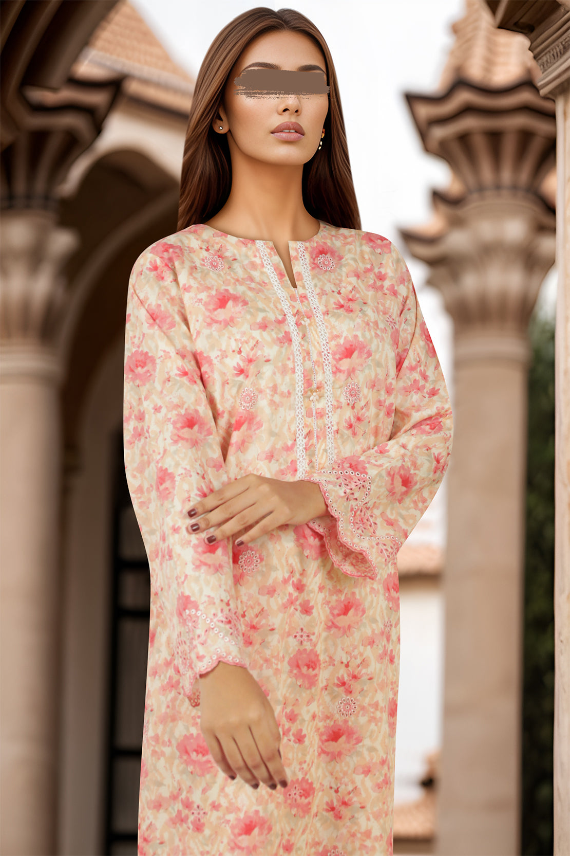 Printed Embroidered Lawn Stitched 2 Piece (Shirt/Trouser)57247