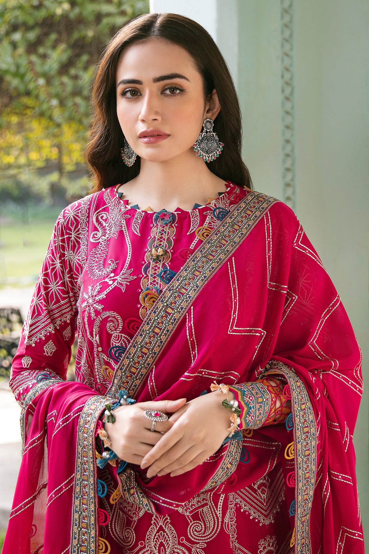 3 Piece Embroidered Lawn Suit