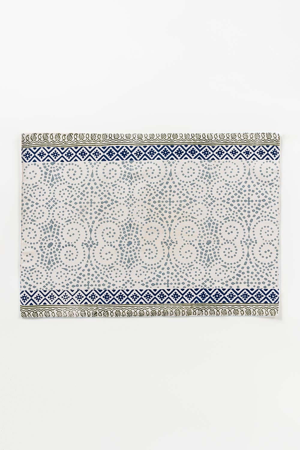 Ss22 Lightest Block Printed Place Mat