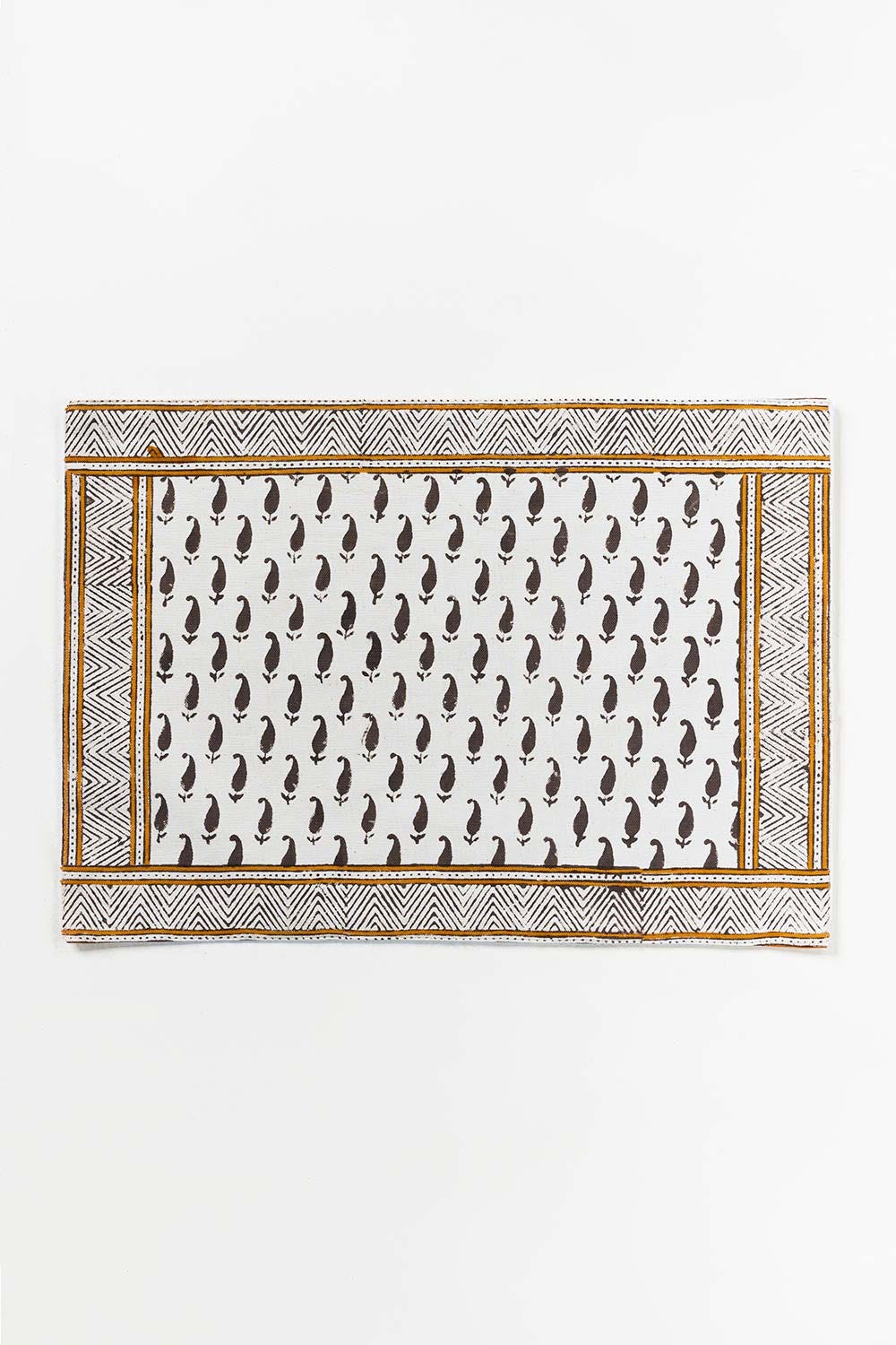 Ss22 Paisley Bliss Block Printed Place Mat