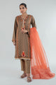 Stitched Multi Silk Shirt + Dupatta
