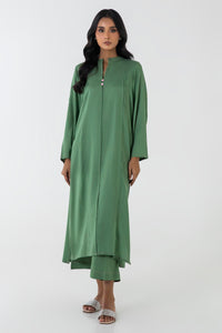 Stitched Green Linen Shirt + Culotte