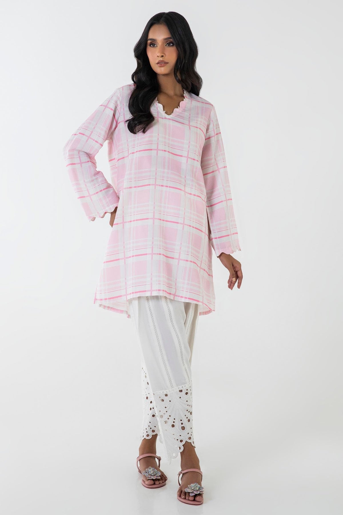 Stitched Multi Printed Shirt