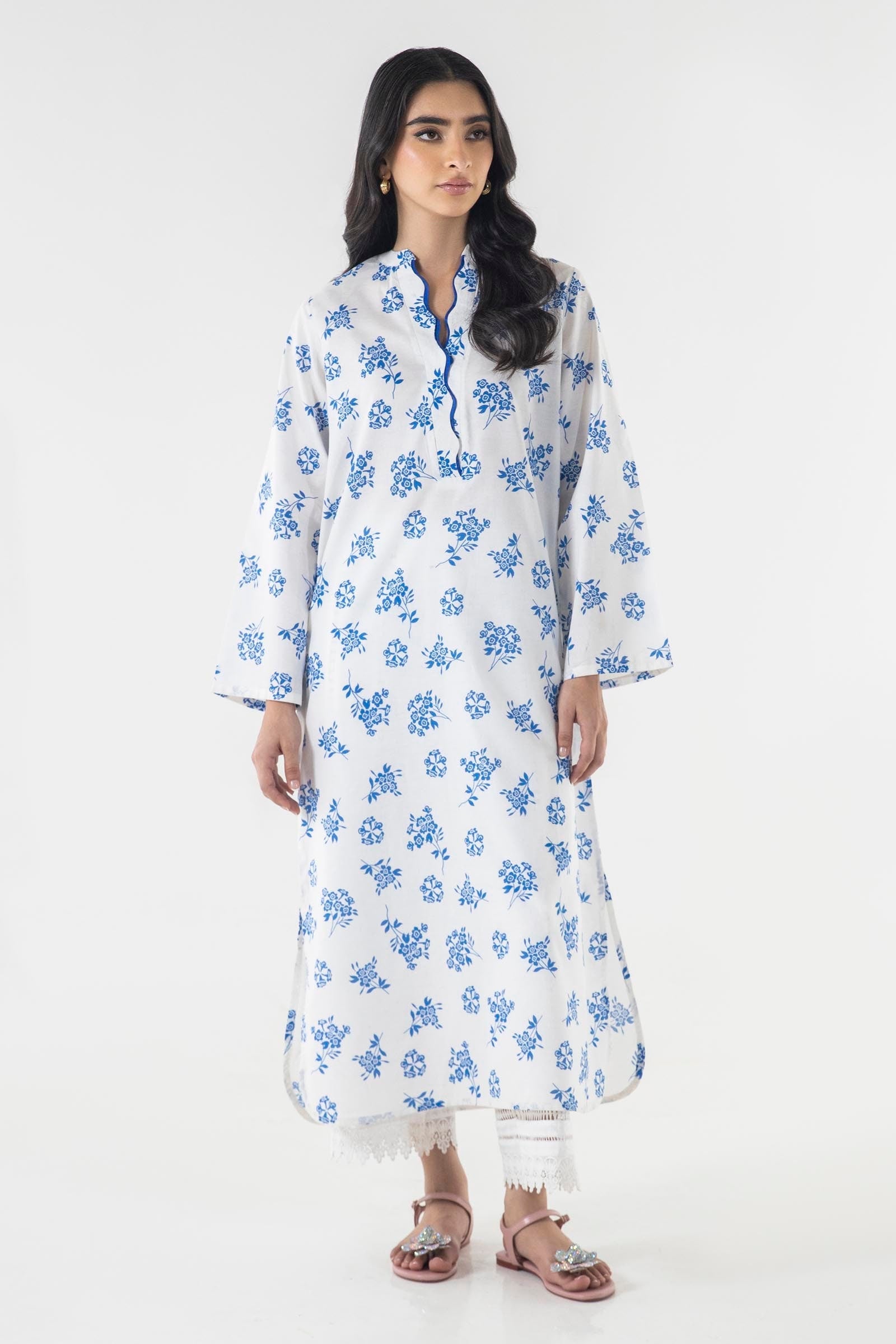 Stitched Multi Printed Shirt
