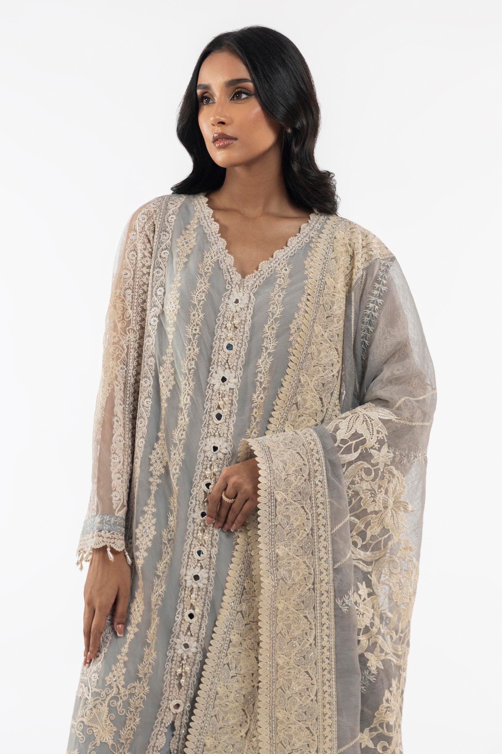 AJDSAI-57 EMBROIDERED JACQUARD 1 PC