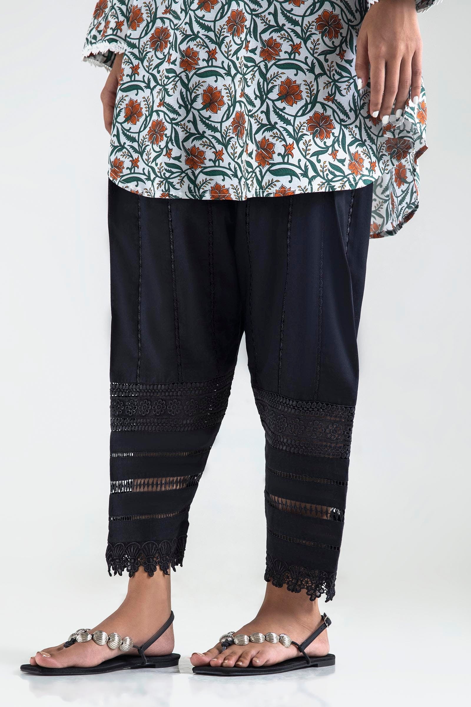 Stitched Black Shalwar
