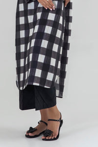 Stitched Black Culotte