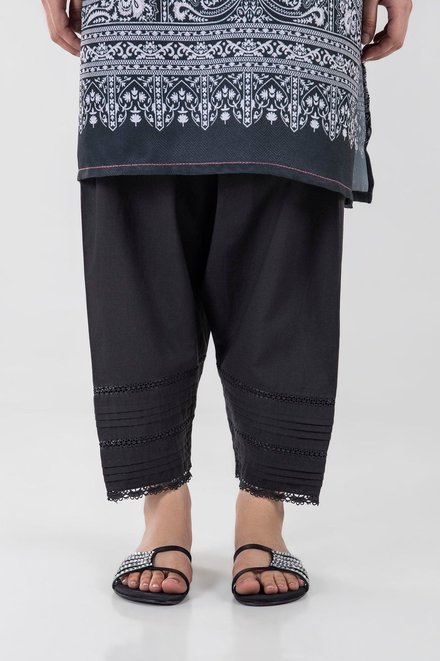 Stitched Black Shalwar