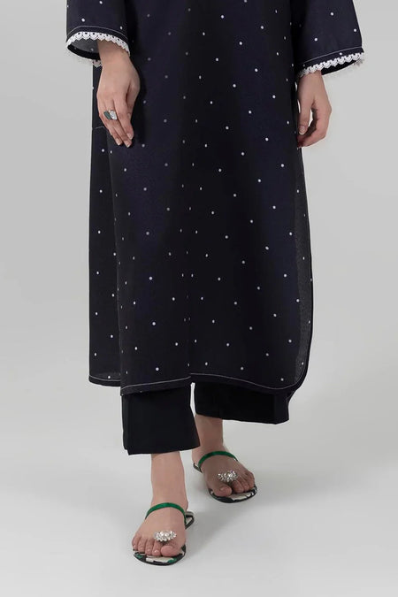 Stitched Black Culotte (RTS)