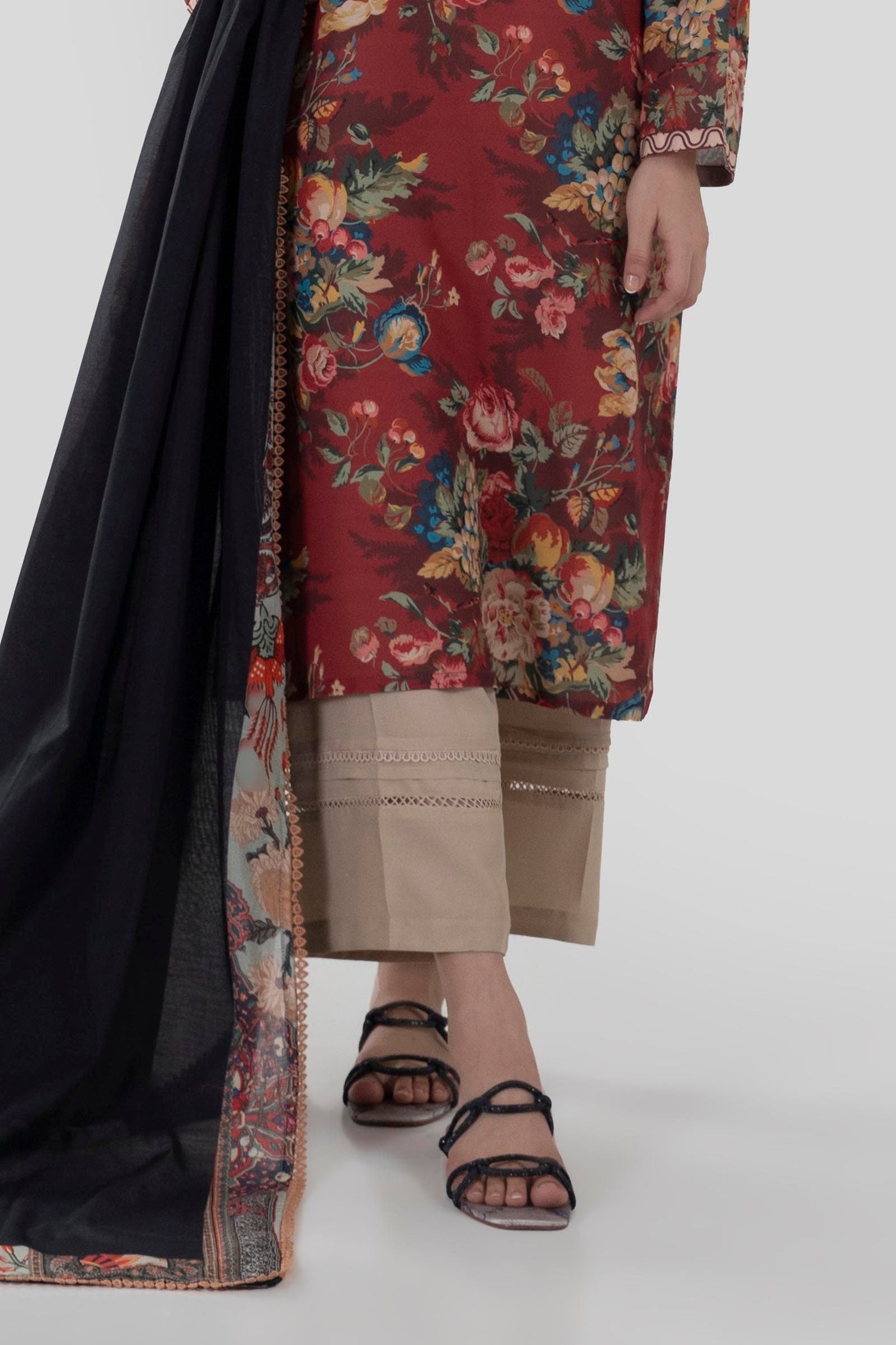 Stitched Printed Lawn Shirt + Shalwar