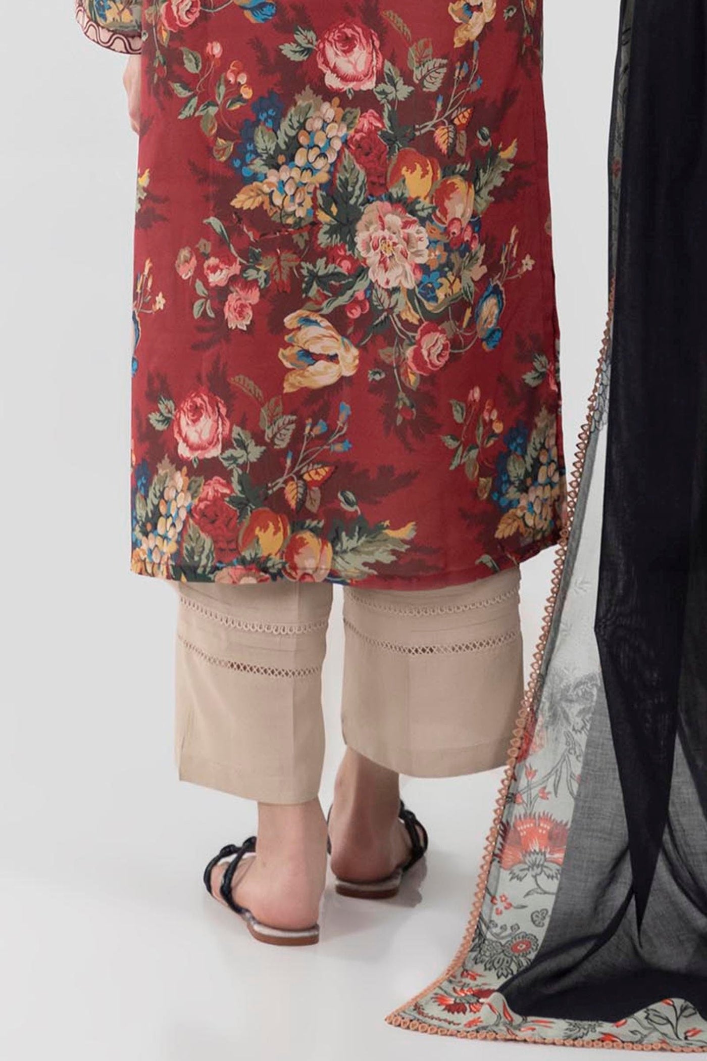 Stitched Printed Lawn Shirt + Shalwar