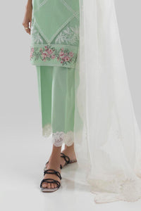 Stitched Green Culotte