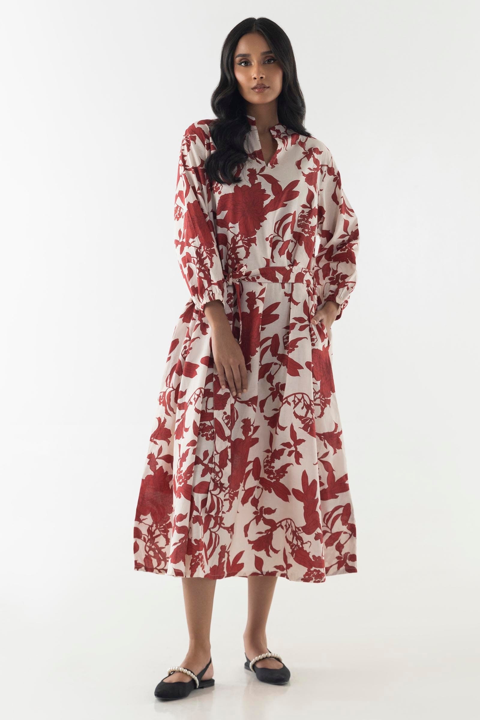 Stitched Printed Maxy