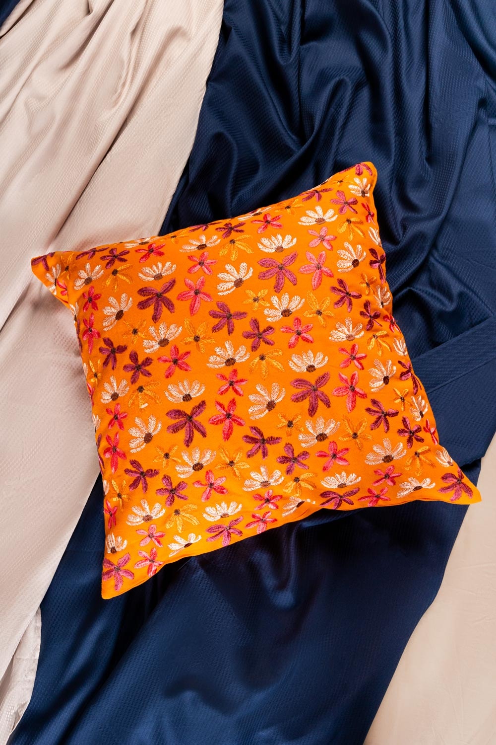 SS25-EC-001 Terry Embroidered Cushion Cover