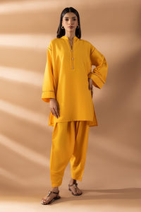 Stitched Linen Shirt + Shalwar