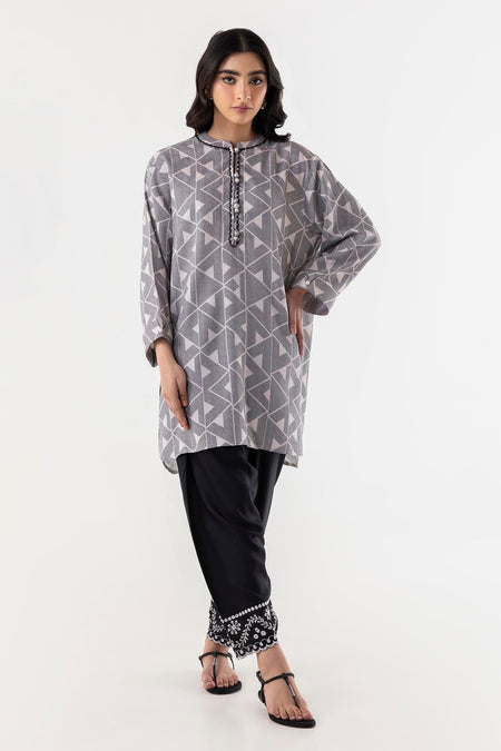 Stitched Multi Printed Shirt