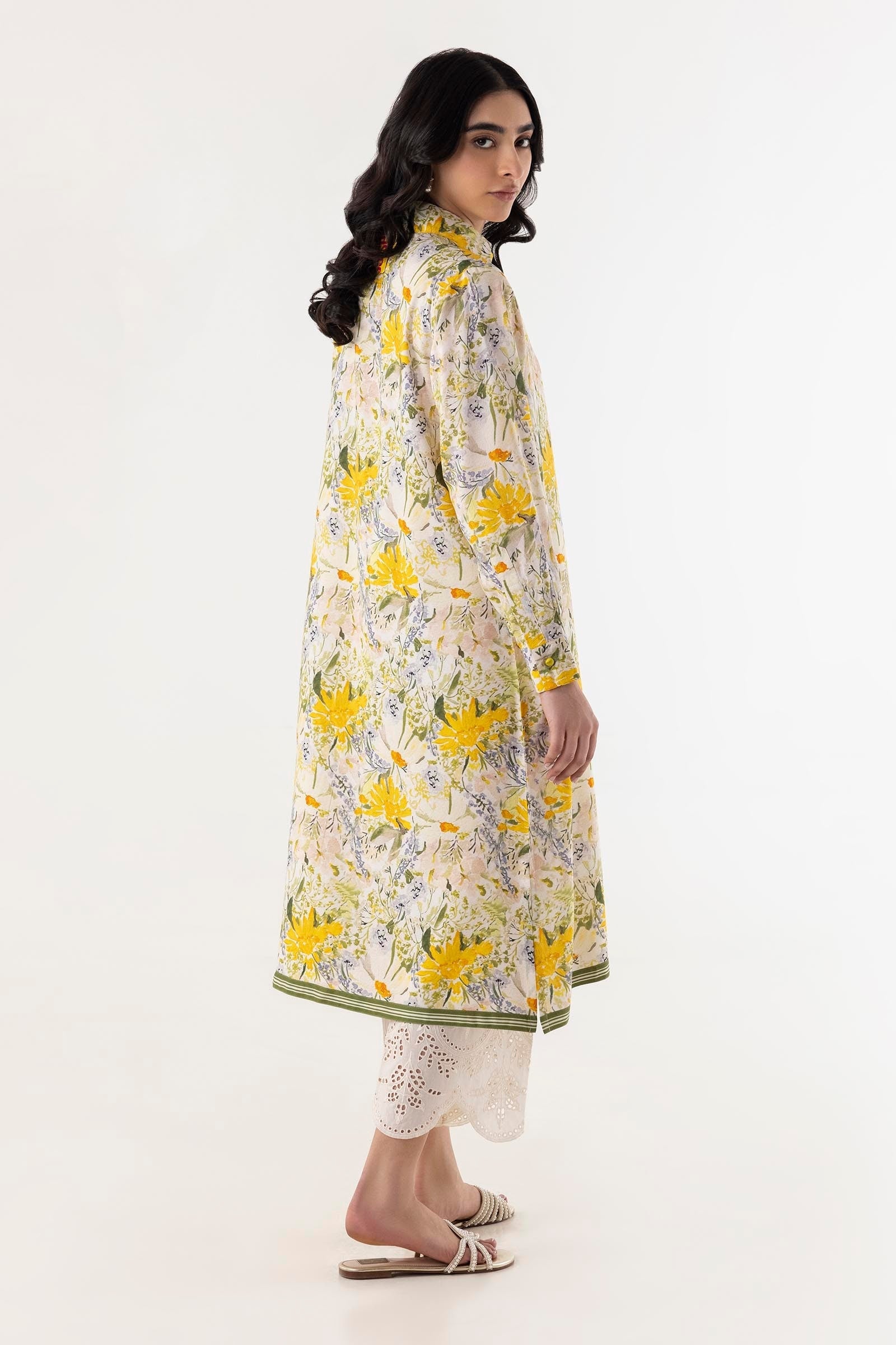 Stitched Multi Printed Shirt