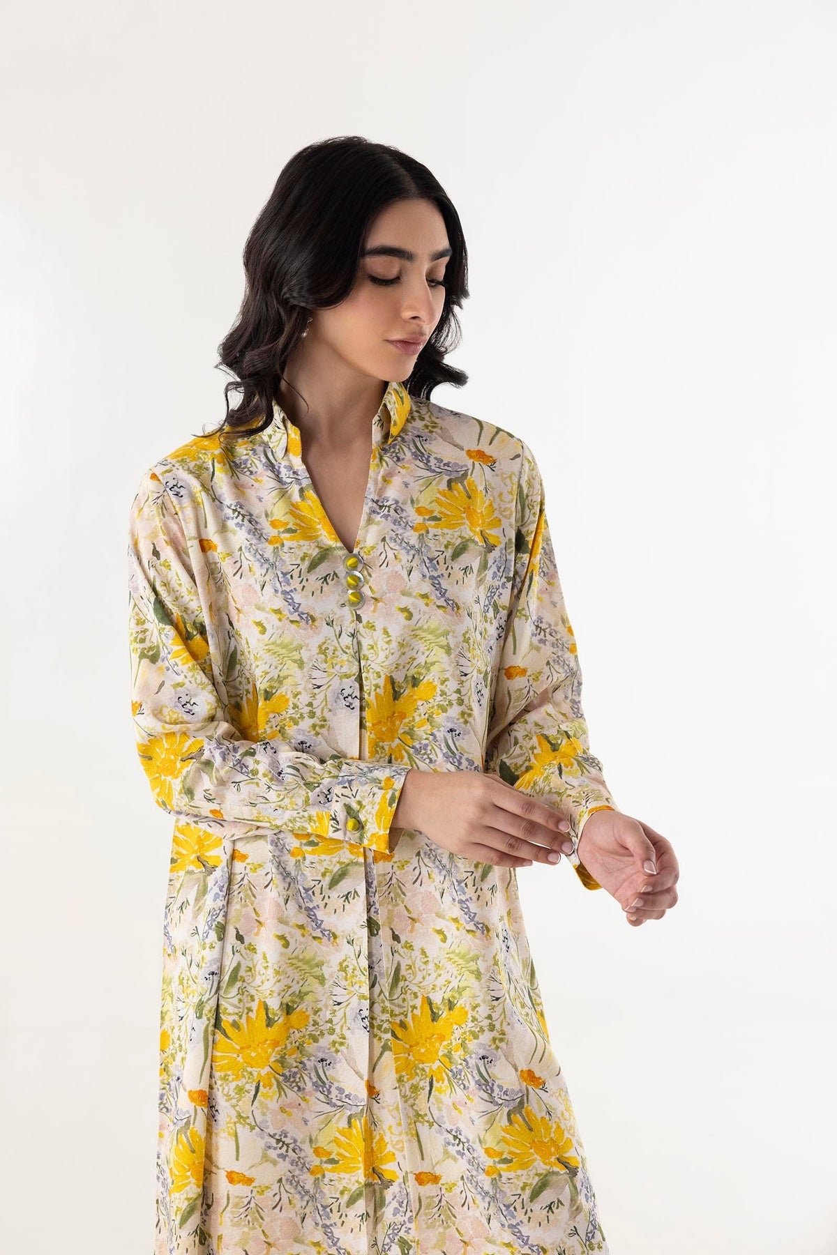 Stitched Multi Printed Shirt