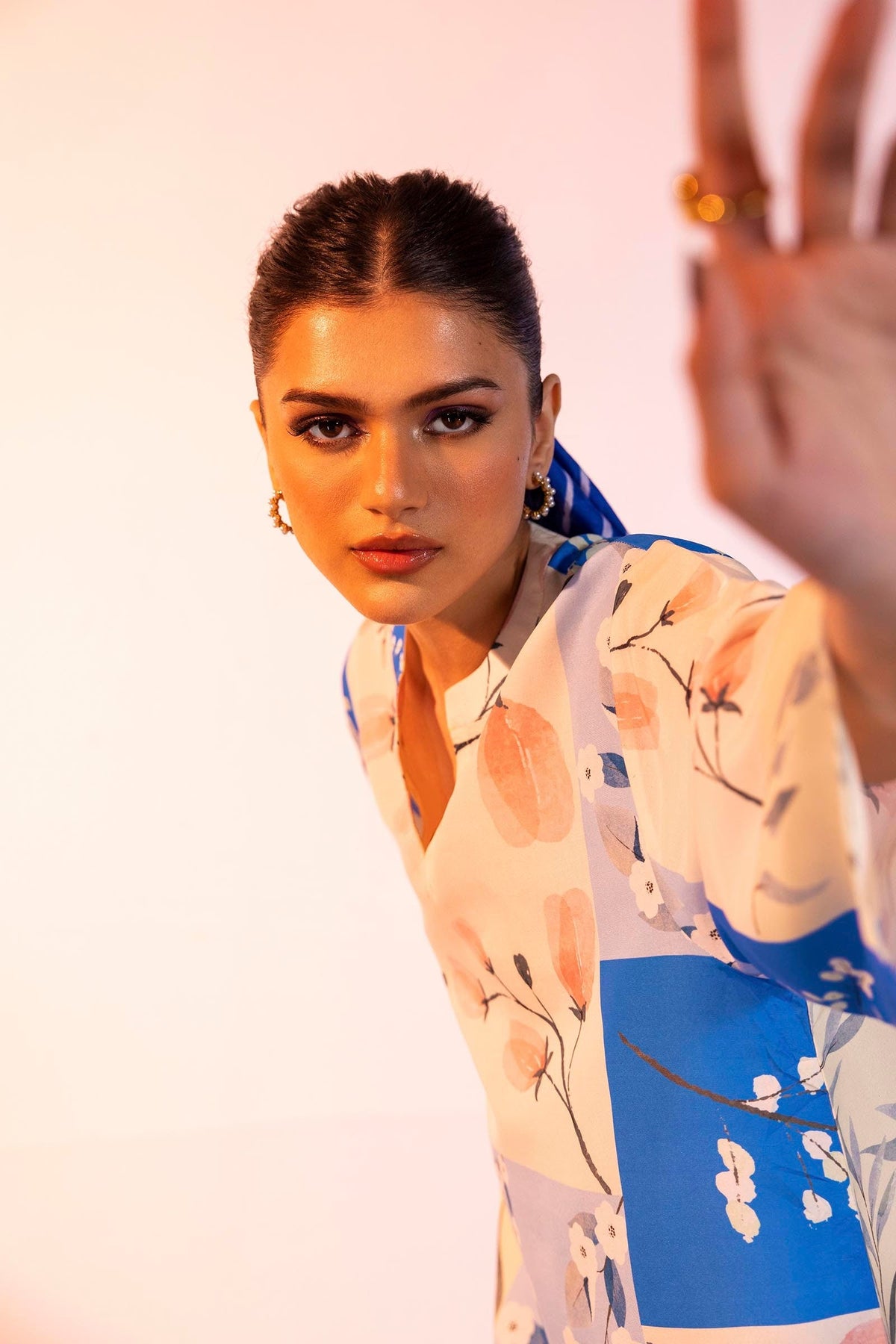 Stitched Multi Printed Shirt