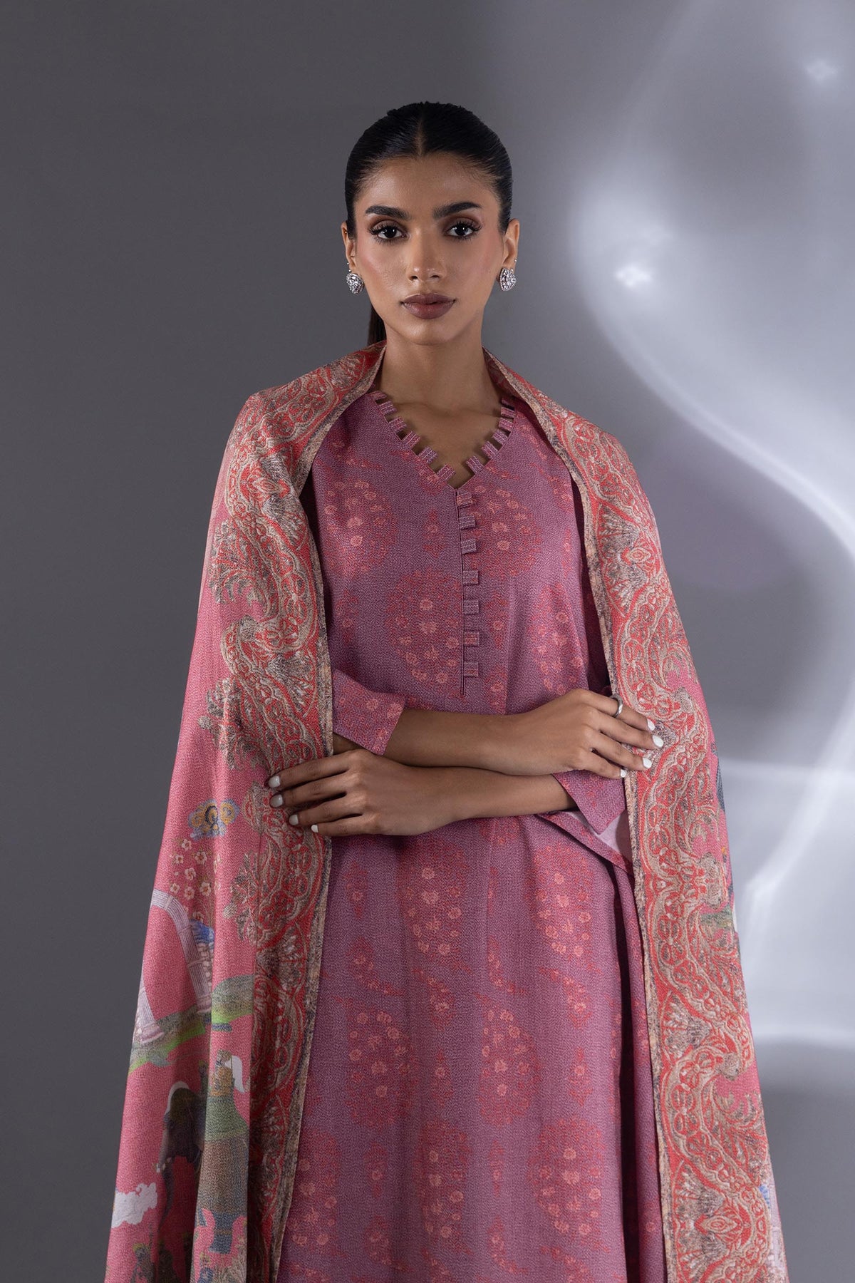 Stitched Shirt + Dupatta
