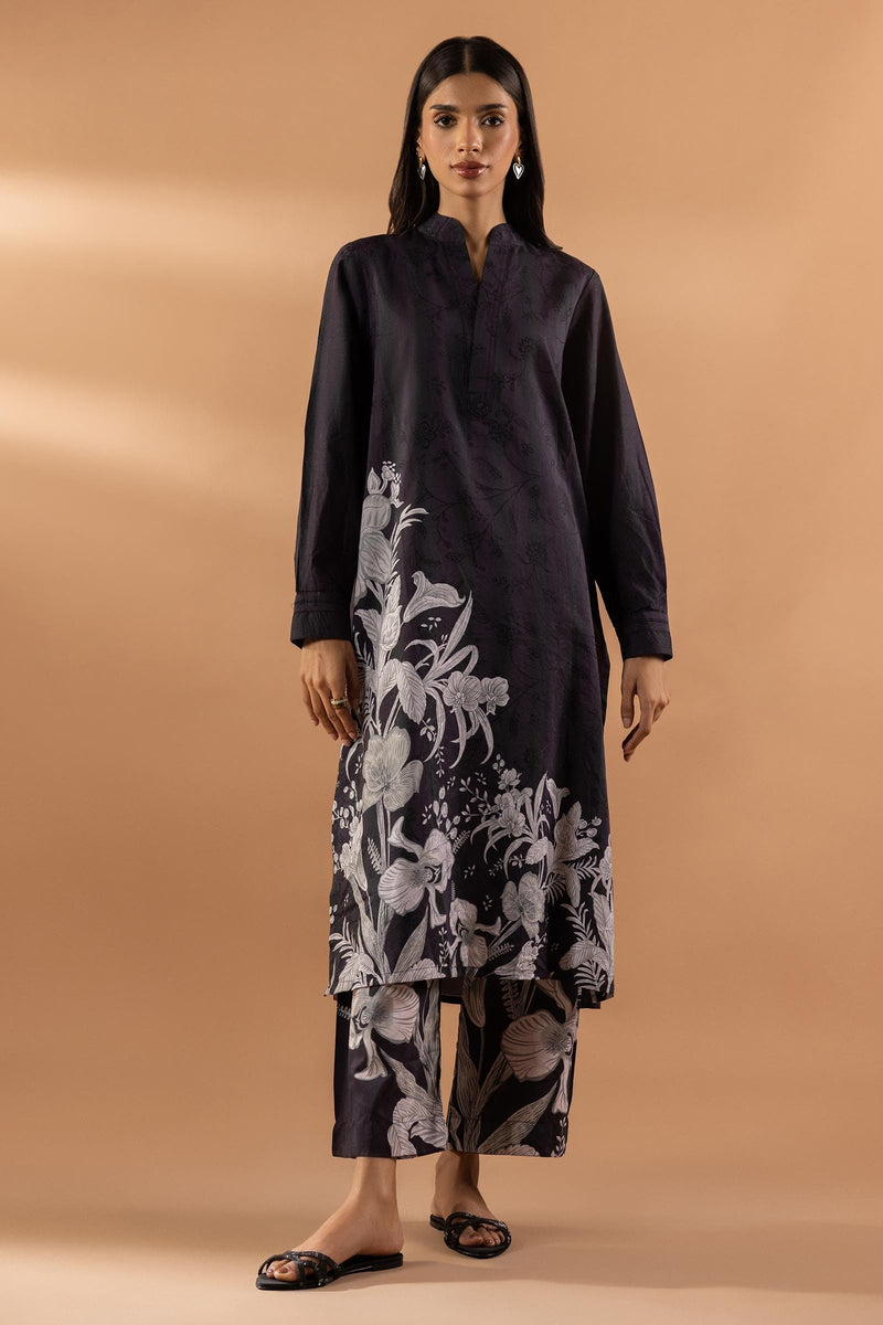 Stitched Muzlin Lawn Suit