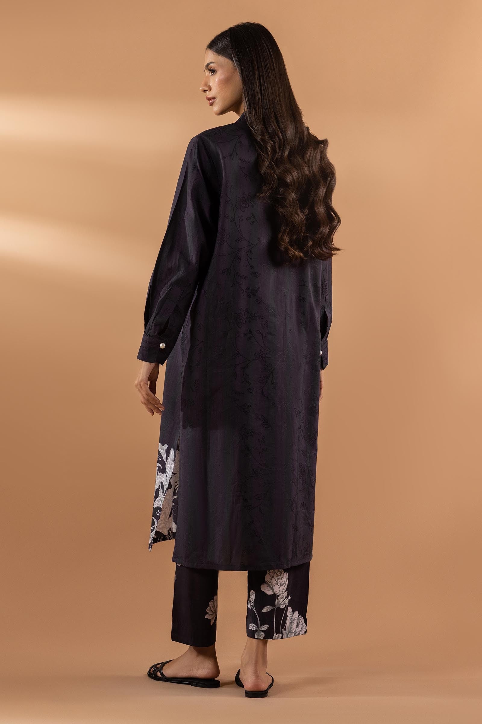 Stitched Jacquard Shirt + Culotte
