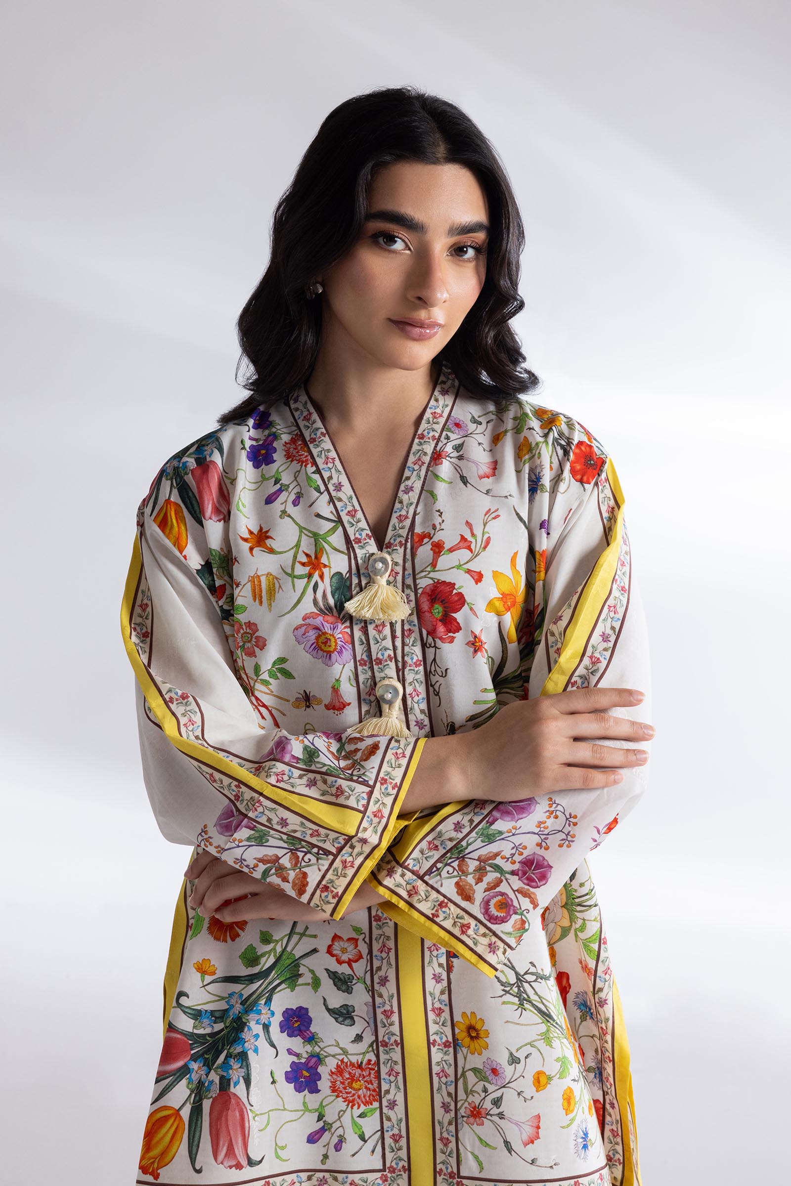 Stitched Viscose Shirt + Culotte