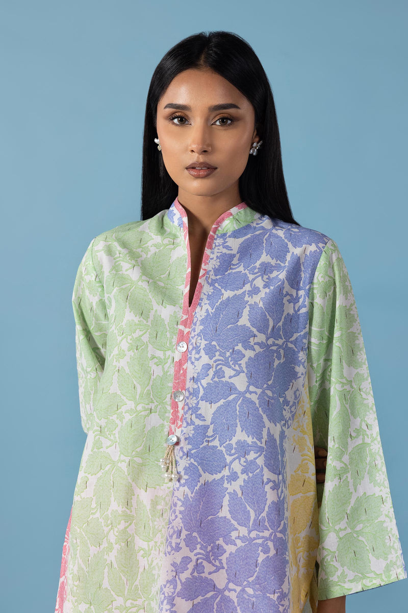 Stitched Kids Printed Jacquard Shirt Ss25gbsp408