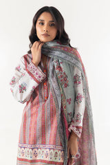 Stitched Printed Shirt + Dupatta