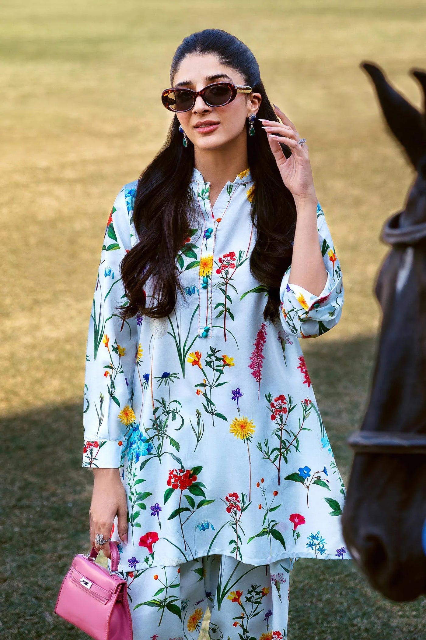 3 Piece Unstitched Embroidered Lawn Suit | MPT-2610-B