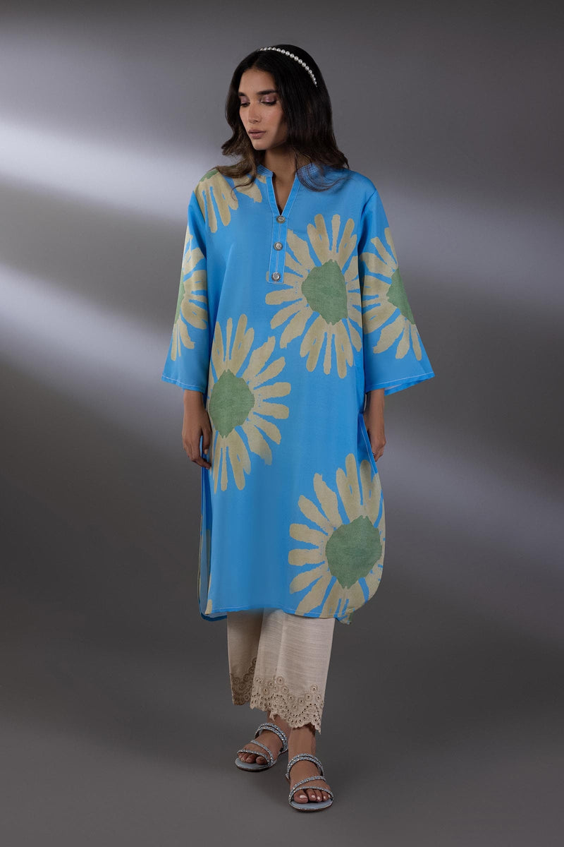 Stitched Printed Jacquard Shirt