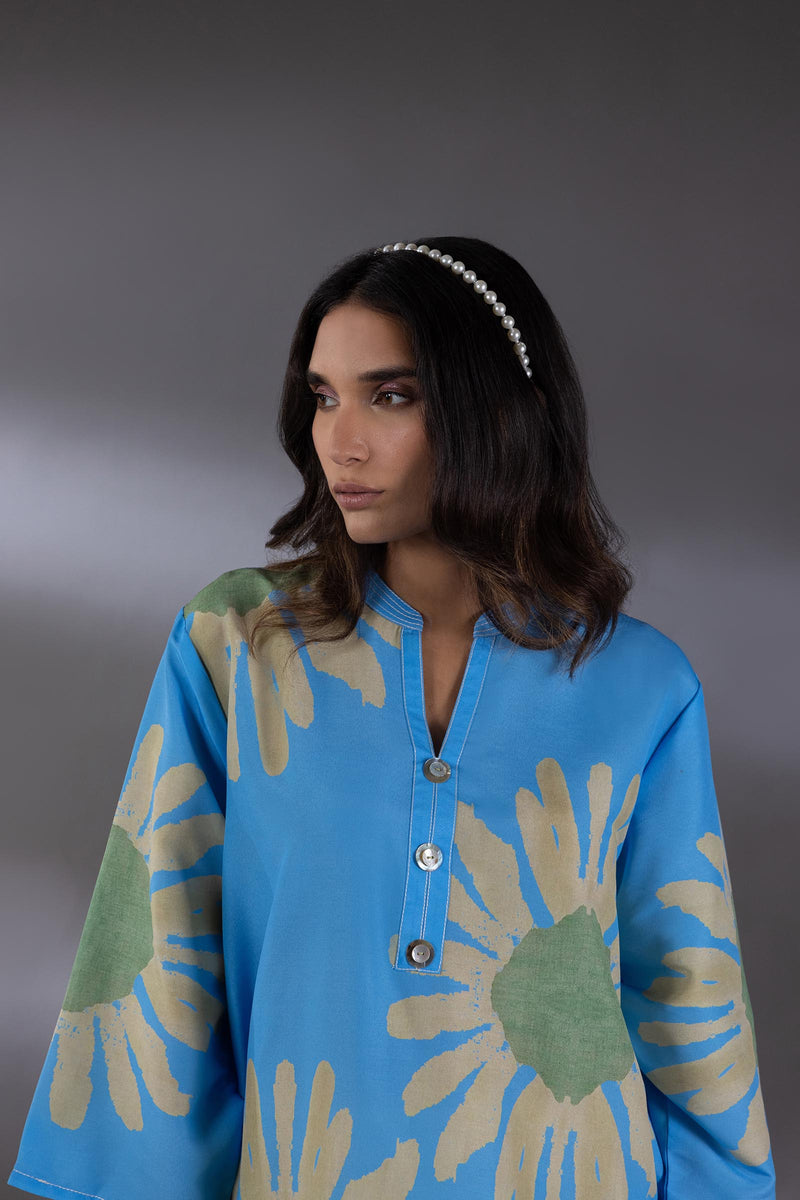 Stitched Printed Jacquard Shirt