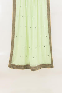 Green Jacquard Dupatta