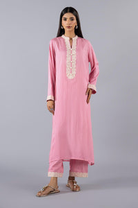 Stitched Embroidered Linen Shirt