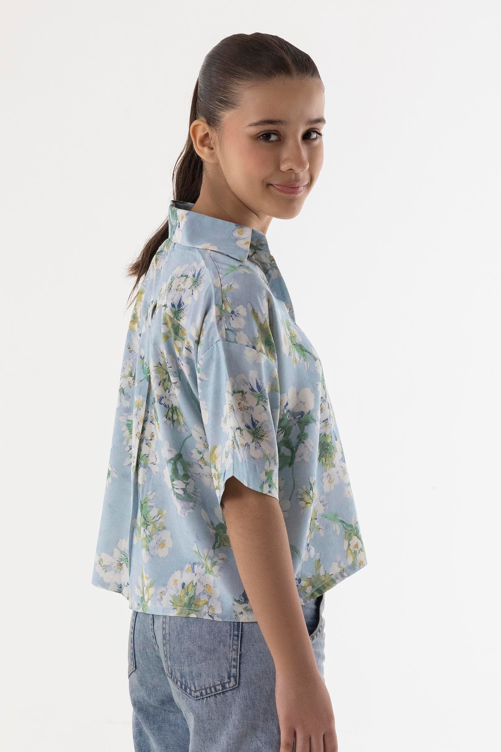 Stitched Kids Linen Shirt