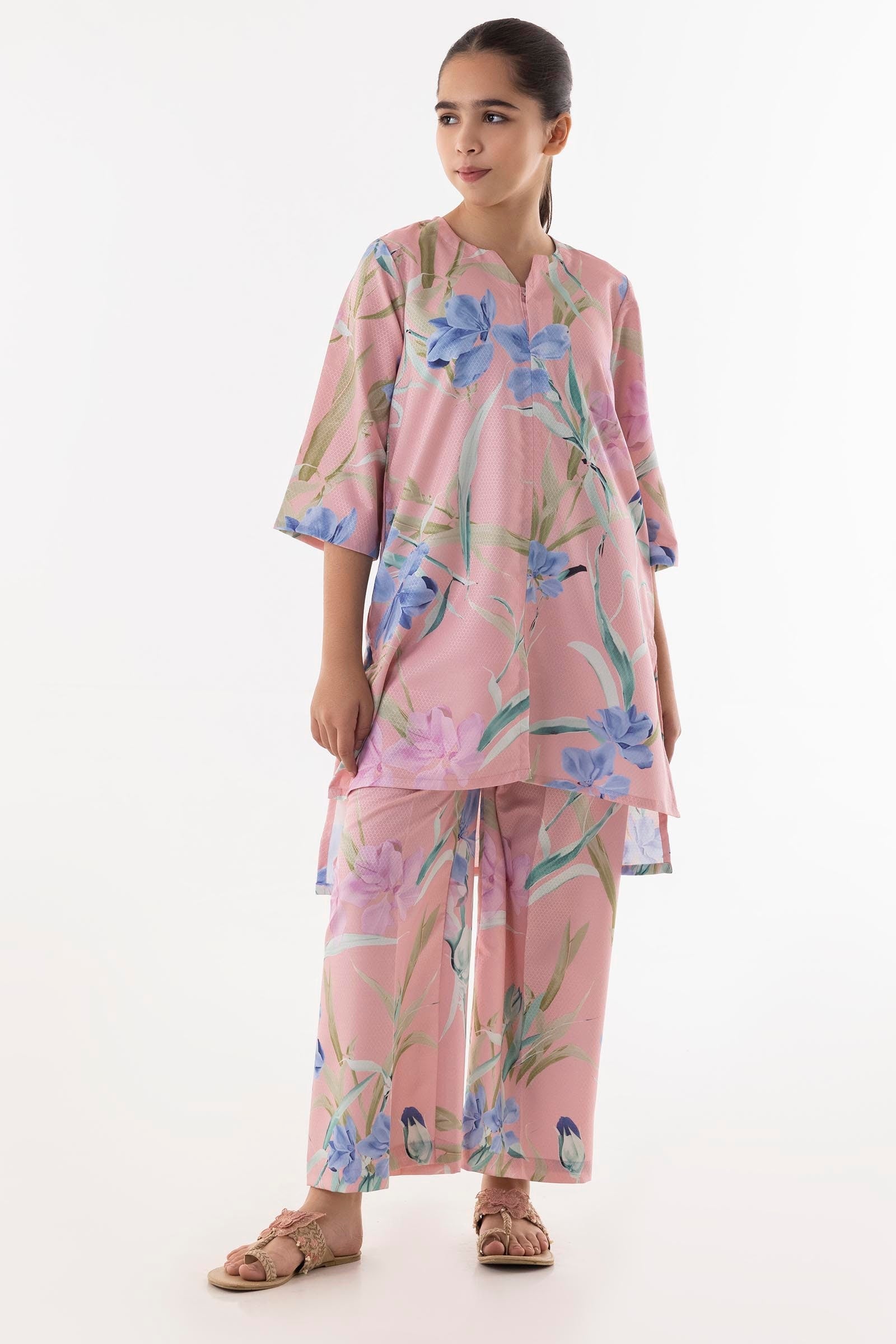 Stitched Kids Dobby Shirt + Culotte