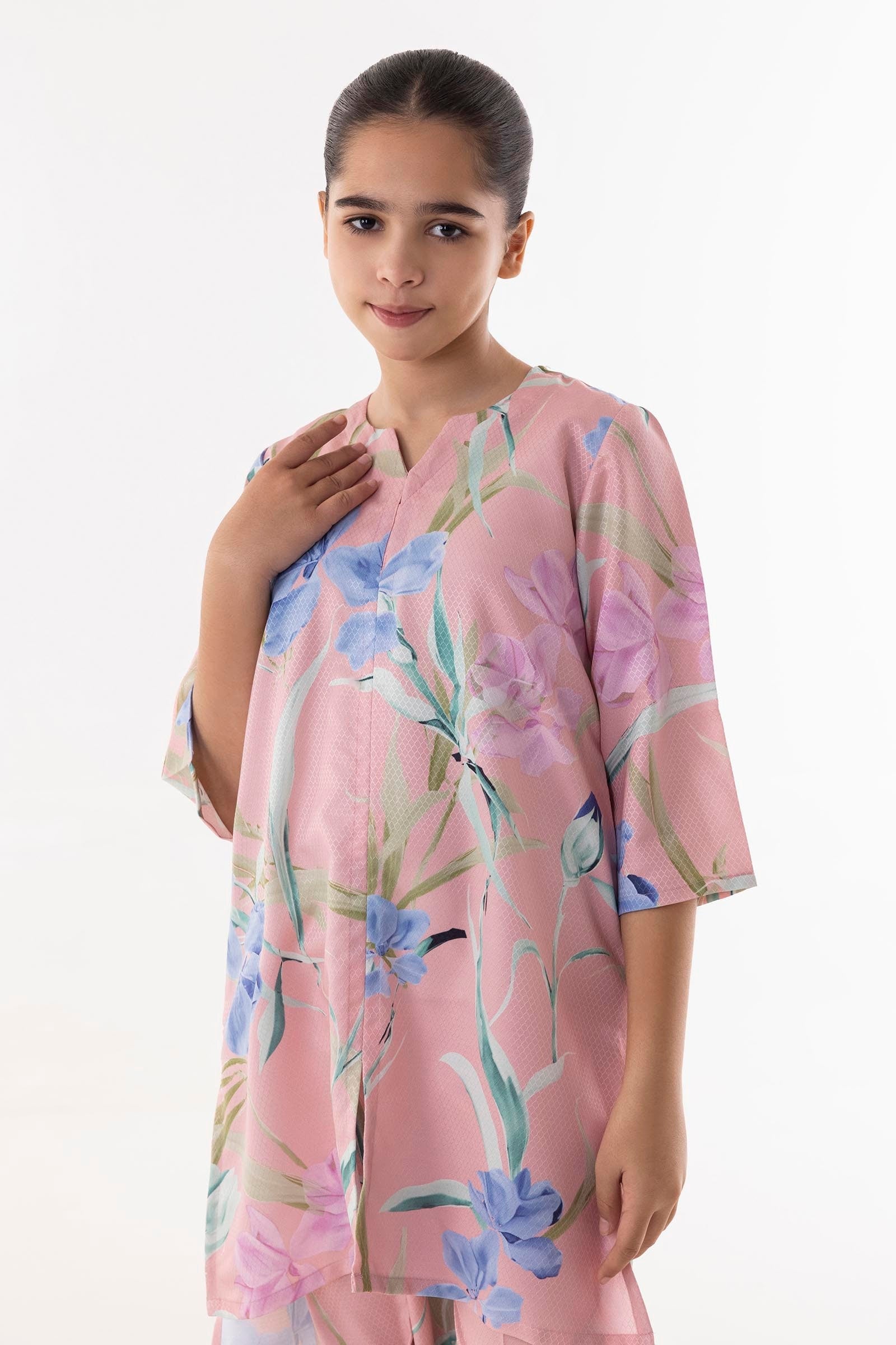 Stitched Kids Dobby Shirt + Culotte