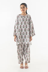 Stitched Kids Linen Shirt + Shalwar