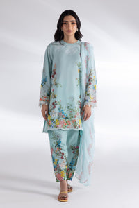 Stitched Muzlin Lawn Suit