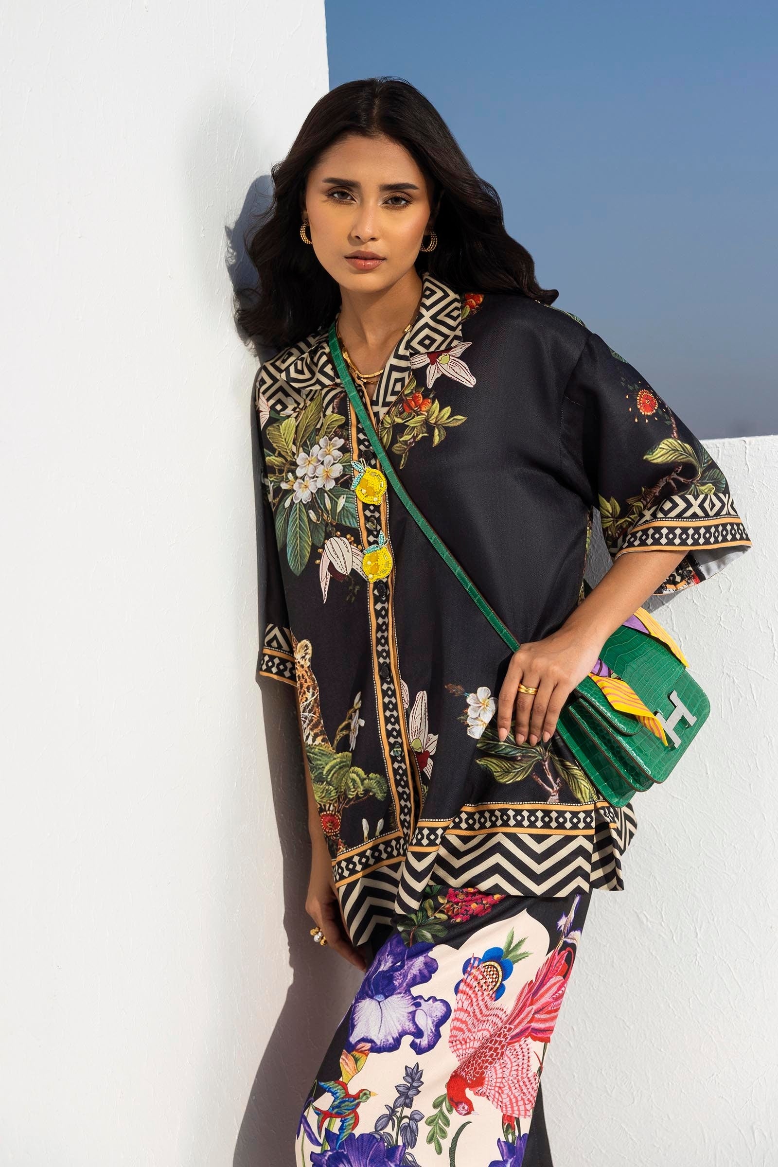 Stitched Resort Digital Printed Co-ord