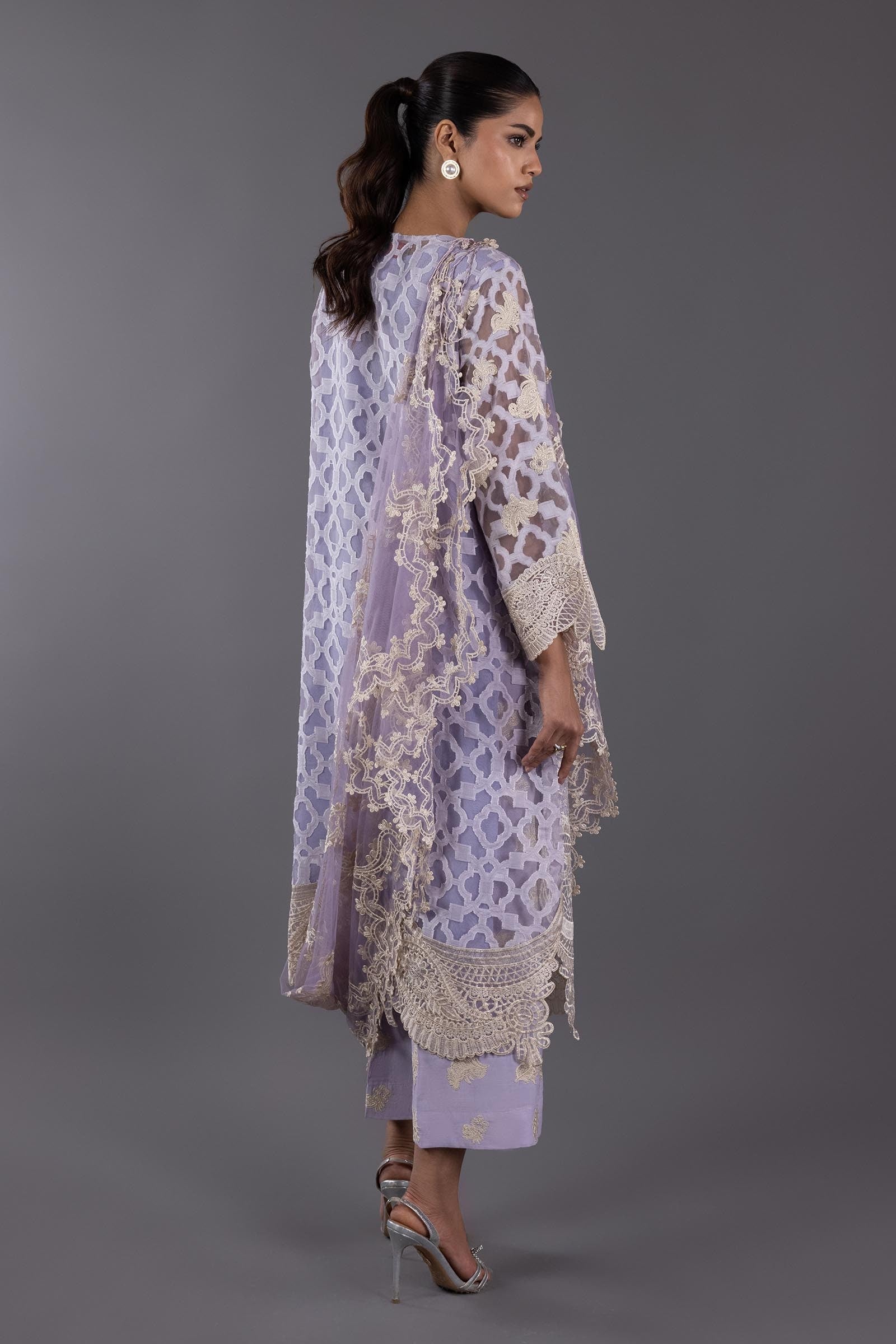 Stitched Signature Shirt + Bottom + Dupatta
