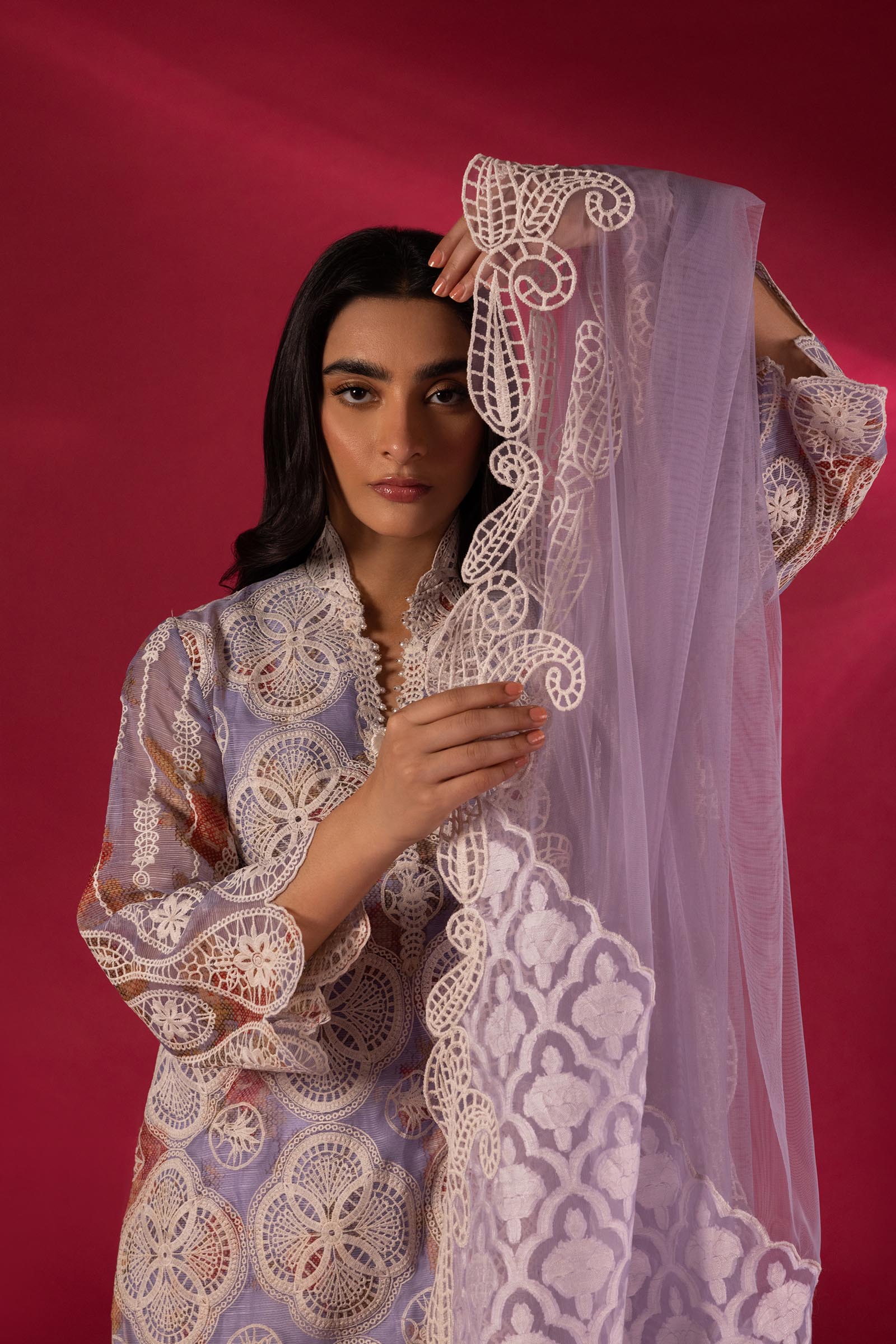 Stitched Signature Shirt + Bottom + Dupatta
