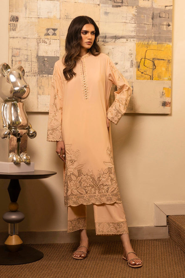Stitched Lawn Embroidered Lawn Culotte